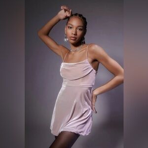 Urban Outfitters Mallory Velvet Mini Dress
